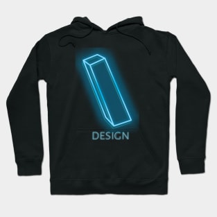 Cyan Design Neon Sign Hoodie